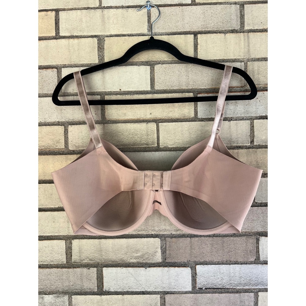 Warners Tan Beige Underwire Molded Cup T-Shirt Bra Size 38D - Picture 2 of 4